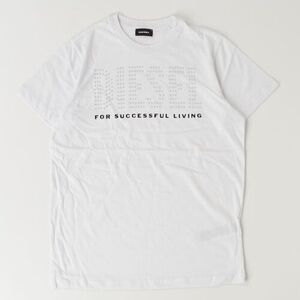 Diesel White Graphic Men's Tee